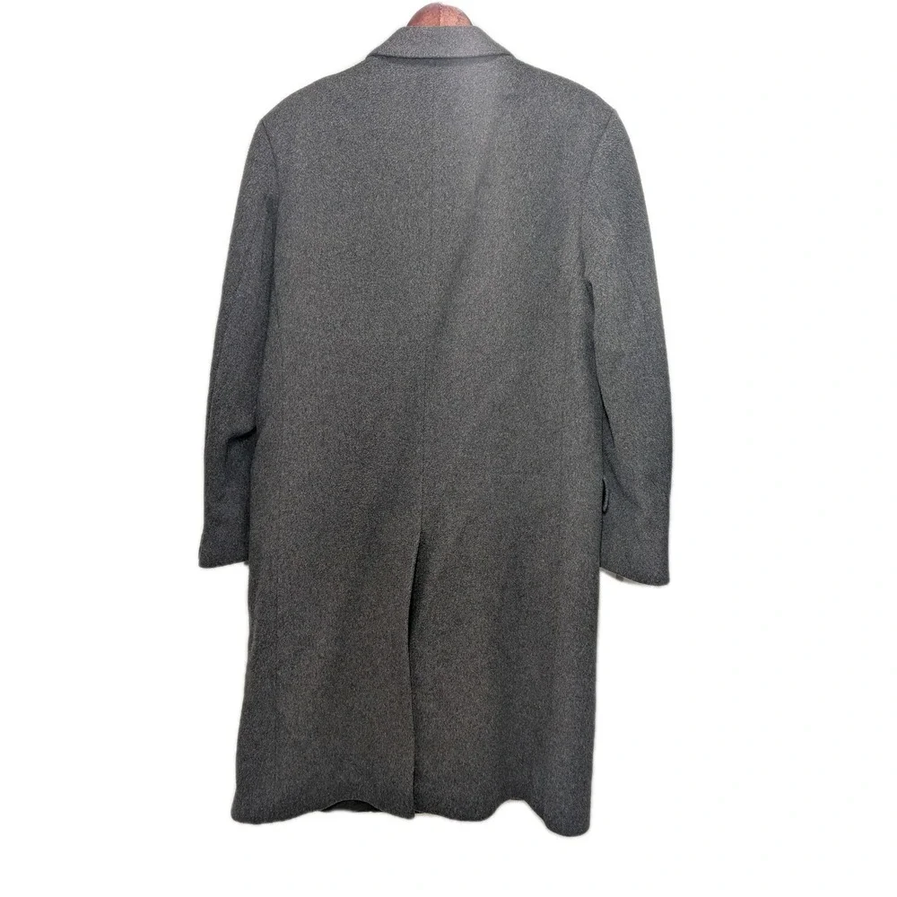 Raleighs Atwood cashmere wool coat size 42 Reg Gray Fabric Made In England  Mens